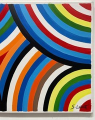 Sol Lewitt Painting – Minimalism – on canvas – Conceptual Art