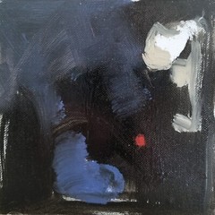 Collaborative Original Oil Painting Canvas Board Abstract Minimalism Art 6×6