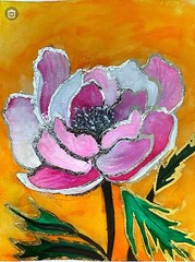 Original Artwork On Paper – mix media-textured-Original Signed Art