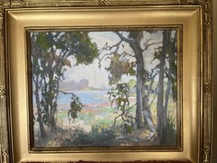 Peter Adam’s Painting Looking Through The Eucalyptus Forrest