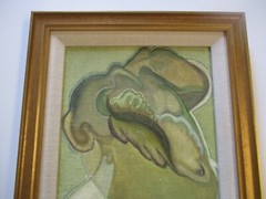 VINTAGE ANTIQUE RUSSIAN FRENCH WW2 EXPRESSIONIST ABSTRACT MODERNISM SURREALIST