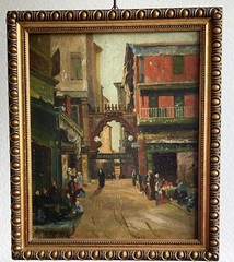 Monogramist Bazaar Egypt Cairo Cairo Morocco Melchers Bazaar Egypt Orient