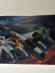 Antique World War Painting Aviation Military Leaders Jules Karl Rauschert Oil