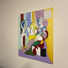 1931 Cubist Figurative Masterpiece „The Sculptor“ by Pablo Picasso Render
