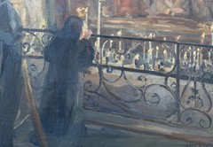 Alfred Roll Religious Painting (1846-1919) – Devotion, c. 1910