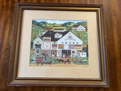 Charles Wysocki Peppercricket Farms print – Vintage Early Americana Antiques