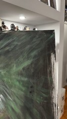 Martin Simmonds 18″ x 24″ Painting on Canvas of The Joker | ONE OF A KIND!