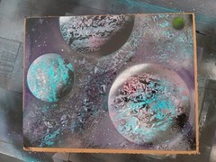 Paintings of Planets In Space