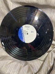 Hand painted Vinyl Record. One-of-a-kind. Yin Yang