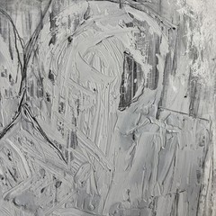 Beto Mejia Original Modern Abstract Expressionist Figures Art Painting Canvas