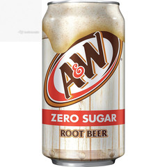 Zero Sugar Root Beer Soda, 12 Fl Oz Cans, 12 Count