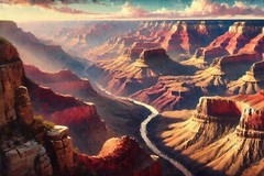 Original art giclée painting „Grand Canyon“ artist signed/numbered