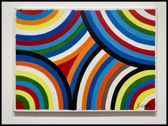 Sol Lewitt Painting – Minimalism – on canvas – Conceptual Art