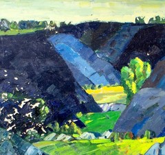 Leighton Cram (MA,1895-1981) oil painting 151350