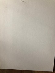 Minimalist Work On Paper Painting “Papa …” 2006 Illegibly Signed 19″ By 15″