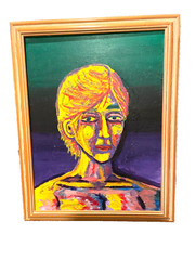 Original Painting by Christopher D. Moore „Self Portrait in Melancholy“