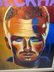 Michael Joseph Painting ‚Herbalife“ David Beckham Soccer FIFA World Cup Canvas