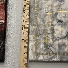 Original Art Work Acrylic Paint On Canvas By Juan Corral Signed 11” X 14” COA