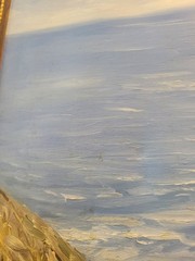 Vintage Signed Impressionist Coastal Seascape Surf Maritime Painting Framed