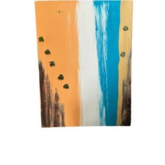 “Original Dutch Montana Artwork”Laguna Beach Cany Signed Abstract Painting”48X36