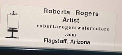 Original Signed/ Professionally Framed Watercolor Floral Roberta Rogers 11×14″