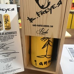Bob Freyer Orig Hand Painted Aerosol Can Rare In Box House of Roulx Edition /12