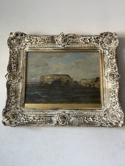 LEONCE CHABRY OLD 19TH CENTURY FRENCH IMPRESSIONIST LANDSCAPE OIL PAINTING 1850s