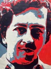 Original Colombian oil hand painting 32inx44in Pablo Escobar cartel drug lord