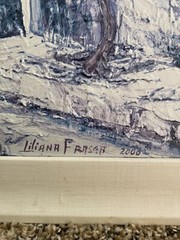 Liliana Frasca Painting 24×30 Amalfi Coast Print on Canvas
