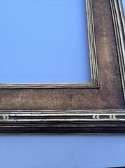 FRAME FOR PAINTING PRINT PHOTO ART 16 BY 20 INCHES WOOD ORNATE ANTIQUE WIDE GOLD