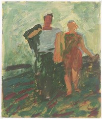 Anatoli Dovzhenko (1932-1991) „On the Way Home“, Oil on Paper, 1960s (1)