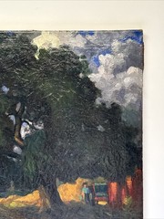 Antique Painting 1910’s Impressionist California Henry Lovins Large Oil Famous