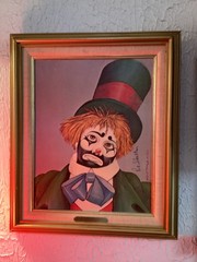 Wee Willie By Red Skelton AUTOGRAPHED Painting Vintage Rare Frame Signed
