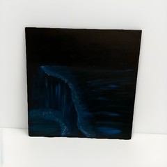 The Water Remembers The Moon Even When The Sky Is Black Painting Art
