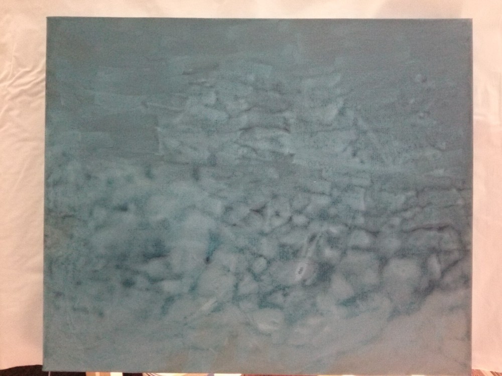 Gallery Canvas Original Abstract Acrylic Painting 20″ X 24″ X 1.5″