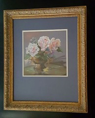 RISA MOLDOVAN Original PASTEL, Flowers in Vase, Signed, 23.5 x 19.5 Fine Art