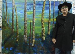 Mark Little Original ￼Professional Painting 84”X62” (7 Foot) Abstract Modern XL