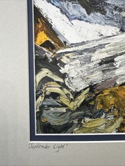 James Brandess 1998 “September Light” Watercolor Print Signed #1084