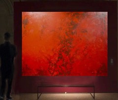 Mark Little Original Giant Canvas Painting 84”X62” (7 Foot) Abstract Modern XL