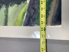 Original Doris Reynolds Watercolor Landscape Painting ~ Country Road