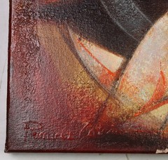 Juan Cotrino (US,Colombia,b 1968) acrylic painting 151654