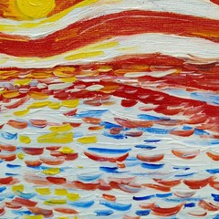 American Flag – Original Oil Painting 🇺🇸✨