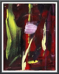 FINELLI ORIGINAL Acryllic Painting High Art Modern Collectible 11×14 COA G8B