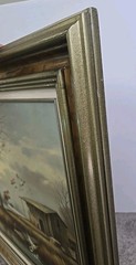 Original Mallard Duck Framed Oil Painting Landscape Hunting Waterfowl Signed