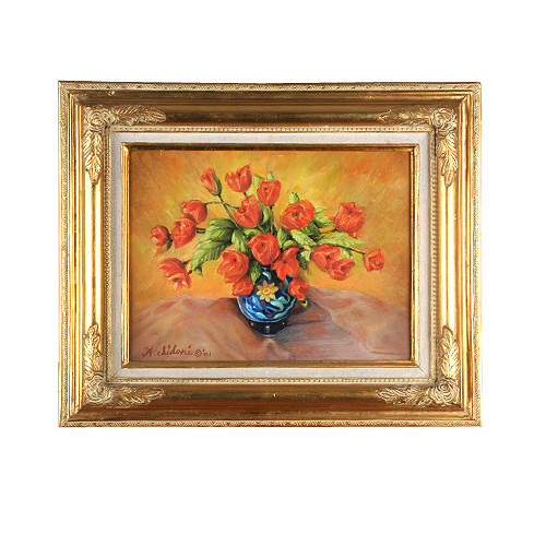 „Morning Glow“ By Anthony Sidoni 2001 Signed Oil on Canvas 18 1/2″x22 1/2″