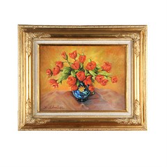 „Morning Glow“ By Anthony Sidoni 2001 Signed Oil on Canvas 18 1/2″x22 1/2″