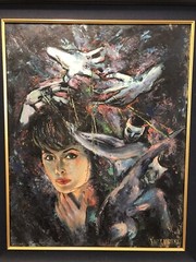Violet Parkhurst Original. “The Guardian”. With COA. Only One In Existence.