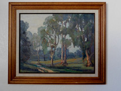 HARVEY B. COLEMAN (1884-1959) California Plein-Aire Impressionist Landscape, O/B
