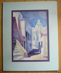 SWIGULSKI 1980s POLISH POLAND WC VINTAGE WATERCOLOR IMPRESSIONIST PAINTING