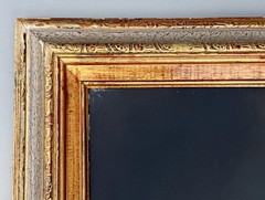 Old Master Style Original Fruits Still Life Oil Painting on Canvas Pewter Pitche
